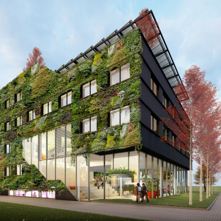 DGBW: Nieuwbouw Aeres Hogeschool , Floriadeterrein Almere; Een schoolvoorbeeld van circulair, gezond en energieneutraal bouwen